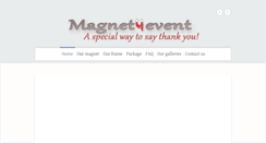 Desktop Screenshot of magnet4event.com