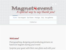 Tablet Screenshot of magnet4event.com